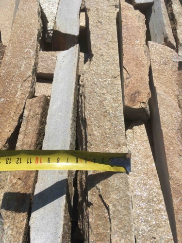 Горбушка златолит золотистый для облицовки купить в Москве