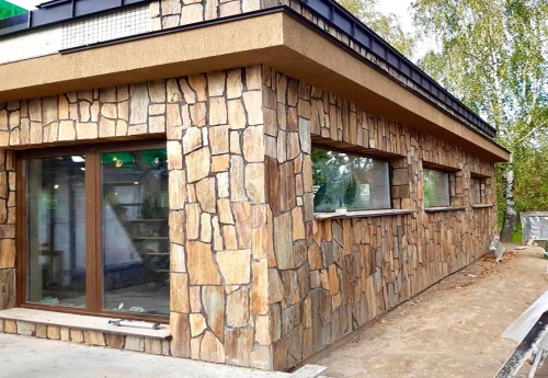 Плитняк кора дерева для фасада купить в Москве