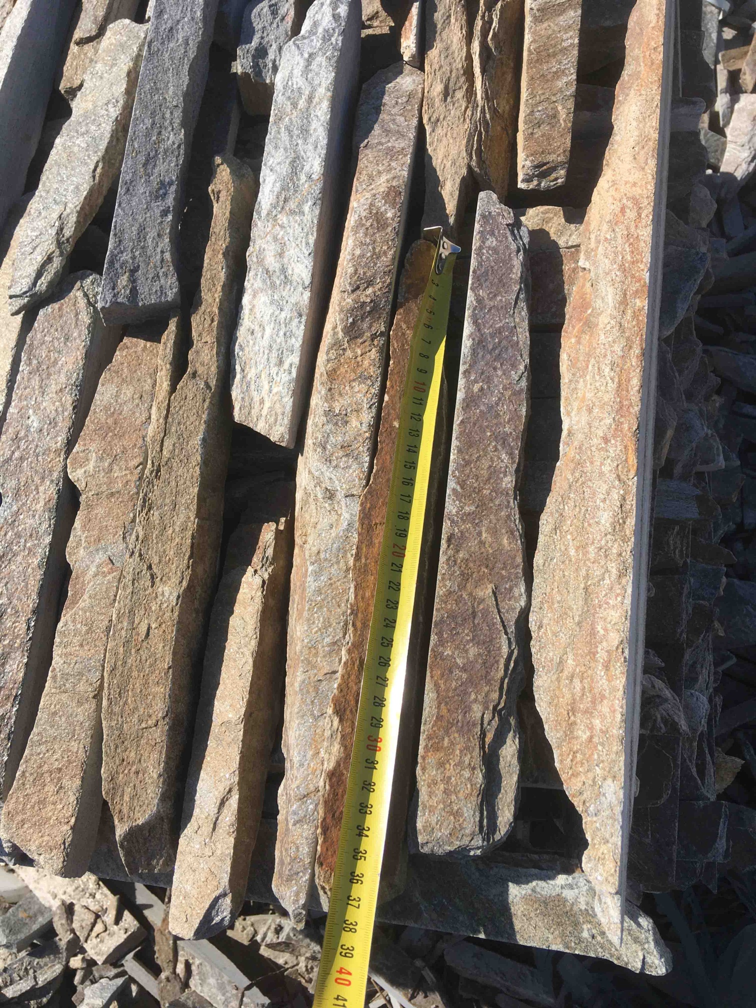 Горбушка златолит мультиколор для облицовки купить в Москве