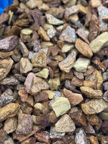 Златолит персиковый декоративная каменная крошка купить в Москве