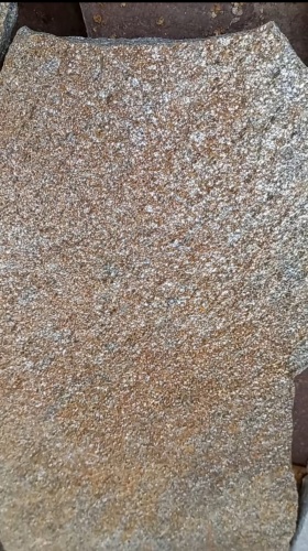 Плитняк златолит серебристый для цоколя, отмостки купить в Москве