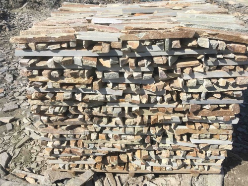 Горбушка златолит золотистый для облицовки купить в Москве