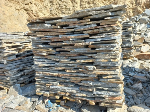 Плитняк серицит облицовочный 10-20мм купить в Москве